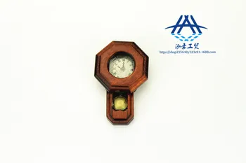 1/12 BJD OB11 Lėlių namelio baldai Mini švytuoklės laikrodis Miniatiūrinis Tiems lėlės Namų aksesuarai Mini StuffWall pakabinami papuošalai 0