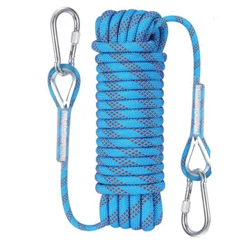 10M laipiojimo uolomis virvė, 10 mm skersmens laipiojimo virvė, pabėgimo virvė, laipiojimo medžiu virvė, gelbėjimo parašiuto virvė, laipiojimui ir kt