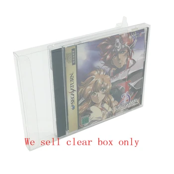 10vnt Skaidri dėžutė sega dreamcast DC SS žaidimų kortelių kolekcijos ekrano saugyklai 1CD PET apsauginė dėžutė