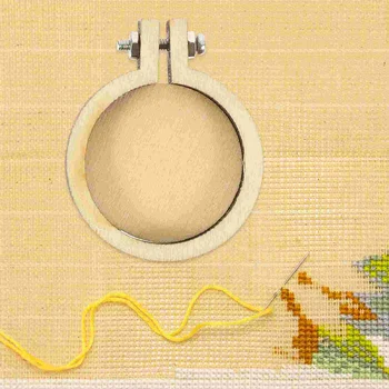 12Vnt Dekoratyviniai siuvinėjimo apskritimai Mini kryžkelės dygsnio rėmai Mini siuvinėjimo žiedai