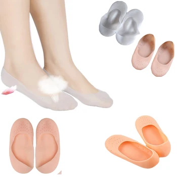 1Pairs silikoninės drėkinamosios pėdų priežiūros kojinės nuo kojų odos sausumas krekingo pleiskanojanti negyva oda Pašalinti apsauginę skausmo malšinimo priemonę