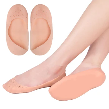 1Pairs silikoninės drėkinamosios pėdų priežiūros kojinės nuo kojų odos sausumas krekingo pleiskanojanti negyva oda Pašalinti apsauginę skausmo malšinimo priemonę 2