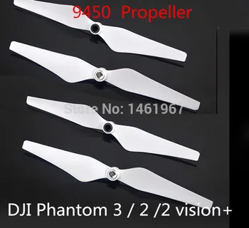 2 porų atnaujinimo versija 9450 labai efektyvus savaime užsifiksuojantis sraigtas, skirtas DJI Phantom 3 / 2 Vision Phantom 2 vision+