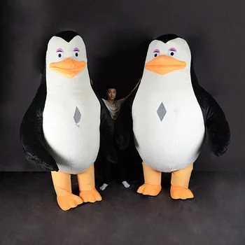 200cm Pliušinis pingvinas Pripučiamas lėlės spektaklis Kostiumų talismanų rinkinys Naudoti Vakarėlio jubiliejaus šventė Vestuvių cosplay