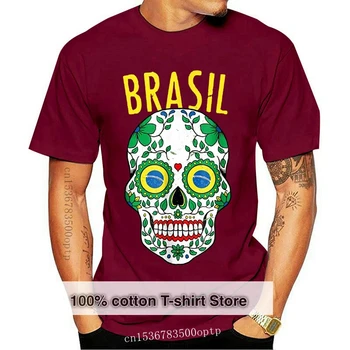 2019 Naujo prekės ženklo pardavimai Medvilniniai trumpomis rankovėmis Brasil komandos marškinėliai 2019 Brazilijos futbolo gerbėjams Kariniai marškinėliai