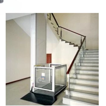250kg 0.4m ~ 6m vertikalus namų laiptų keltuvas Liftas hidraulinis aliuminio vežimėlių keltuvas