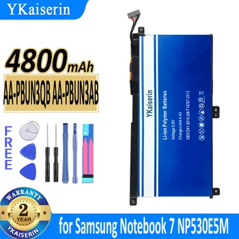 4800mAh YKaiserin baterija AA-PBUN3QB AA-PBUN3AB skirta Samsung Notebook 7 Notebook7 NP530E5M NP800G5M NP740U5L Bateria