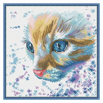 5D Pasidaryk pats gyvūnų raštas akvarelės katės deimantų dažymo rinkiniai apvalus deimantinis mozaikos siuvinėjimas vaikų kambario dekoras rankų darbo dovanos