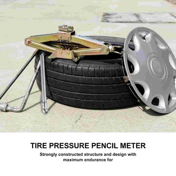 6 vnt sunkvežimio padangų slėgio rašiklis metalinis mechaninis pieštukas automobilis nerūdijantis plienas auto 4