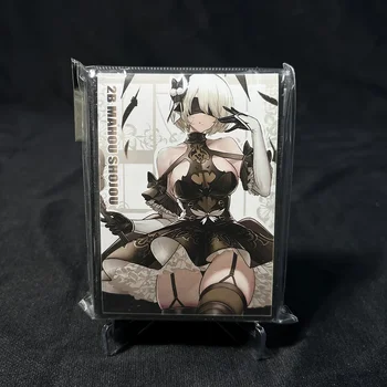 60PCS 67×92mm Anime standartinio dydžio kortelių rankovės Nier vidinės prekybos kortelės apsaugos kortelės dangtelis, suderinamas su PKM / MTG / PTCG