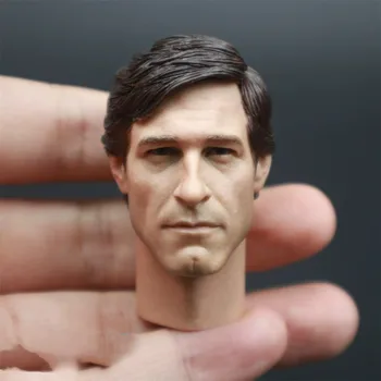 Aaron Eckhart 1/6 Head Carving Sculpt Actor Star/6 Soldier Model For 12'' Veiksmo figūrėlės kūno kolekcijos lėlė