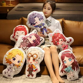 Anime Doula Continent Throw Pillow Cartoon Figure Tang Three Bunny Zhu Diana Dai Ares Humanoid Pillow Cushion Soul Land Toys