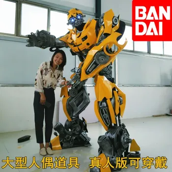 Bandai Anime Dideli tikri žmonės dėvi robotų rekvizitus Drabužiai Šarvai Kostiumas Cosplay kolekcijos modelis Xmas žaislų dovanos