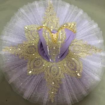 Blizgantis baletas Tutus suknelė vaikai Gulbių ežeras Baleto šokiai Kostiumai drabužiai profesionalios merginos tutu suknelė šokis Apranga 4