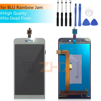 Blu Rainbow Jam LCD ekranas Jutiklinio ekrano skaitmeninimo priemonės surinkimas blu Rainbow Jam 4gb +tools remonto dalys