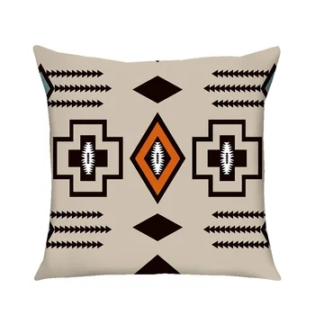 Bohemijos indiškas indiškas pagalvės dėklas Etninis pagalvės užvalkalas Dekoratyvinė pagalvėlė elegantiškai sofai Lova Kėdės pagalvės užvalkalas 45x45 kvadratinis namų dekoras 2
