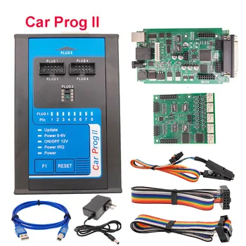 CarProg II Carprog 2 Auto Reset Smart Programer for CRASH DATA Oro pagalvės radijas IMMO išjungtas Skaityti KM PIN kodą ECU lustų taisymo įrankis