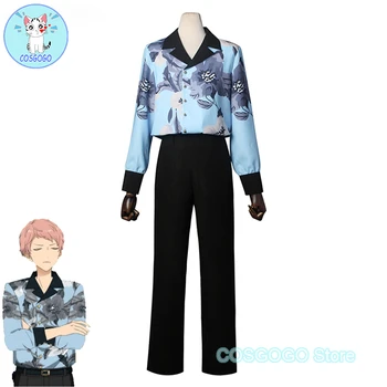 COSGOGO [Individualizuota] Žaidimų ansamblio žvaigždės Itsuki Shu Cosplay kostiumas Kostiumas Vakarėlio kostiumas Marškiniai Kelnės Helovino karnavalo uniformos
