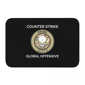 Counter Strike Vonios kilimėlis DULKĖS II COUNTER STRIKE GLOBAL OFFENSIVE Durų kilimėlis Virtuvės kilimas Lauko kilimas Namų dekoras 1