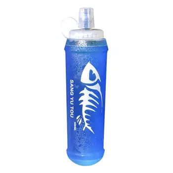 Fitnesas Vandens butelis Kempingo žygių hidratacijos kolbos Nešiojamos sportinės minkšto vandens butelio hidratacijos vandens butelis puikiai tinka