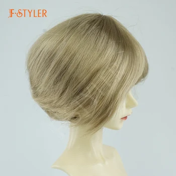 FStyler Doll Wig Cut Short Style BJD Doll Soft Synthetic-Mohair Įvairių spalvų plaukų aksesuarai Sandėlyje1/3 1/4 1/6 1/8