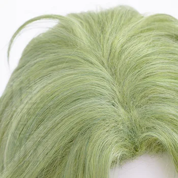 Game Nu: Carnival Cosplay Olivine Wig Green Short Heat Resistant Synthetic Hair Cosplay Perukai 2