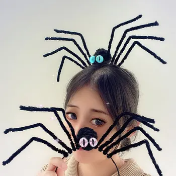 Helovinas Galvos juosta Šventinis voras Plaukų lankas Moterys Merginos Voro formos galvos juosta Rave vakarėlis Naujovė Cosplay kostiumai Aksesuarai