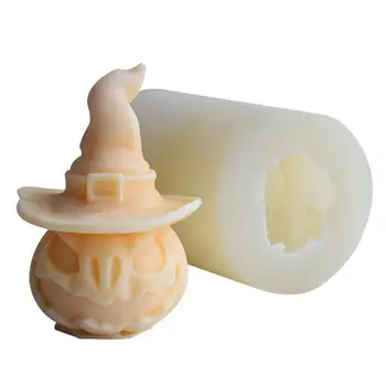 Helovino 3D moliūgų silikoninės formos rankų darbo žvakių gamybos reikmenys 