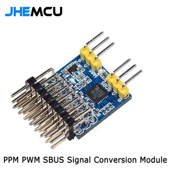 JHEMCU 8CH imtuvas PWM PPM SBUS 32bit kodavimo įrenginys Signalo konvertavimo modulio keitiklio įėjimo įtampa 3.3-20V RC Airpanle dronui