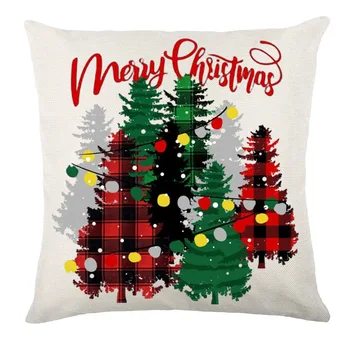 Kalėdinių pagalvių užvalkalai Sodybos raudonų sunkvežimių pagalvėlių užvalkalai Žiemos atostogų pagalvių užvalkalai sofai, sofai, lovai