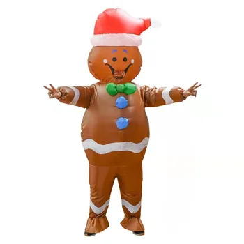 Kalėdų Cosplay meduoliai Vyras Pripučiami kostiumai Išgalvoti suaugusiųjų Helovino vakarėlis Vaidmenų žaidimas Pripūsta vokietė Suknelė