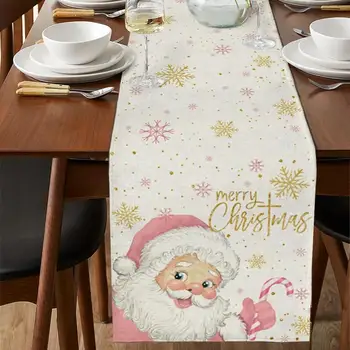 Kalėdų rožinis senis Snaigė Saldainiai Vestuvių dekoravimas Bėgikų stalas Virtuvė Kavos staliukas Valgomojo stalo audinys Pagrindinis
