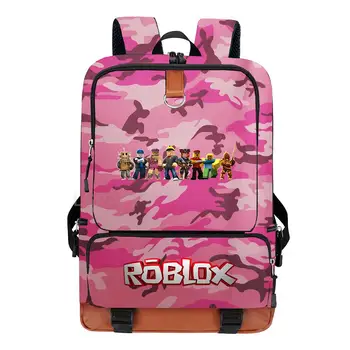 Karštas žaidimas ROBLOX kuprinė berniukui mergaitei Šaunus mokyklinis krepšys Moterų krepšys Paauglių Drobė Vyrai Studentų kuprinė Packpack