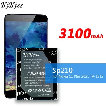 KiKiss baterija Sp210 3100MAh skirta Nokia C1 Plus C1Plus 2021 TA-1312 pakaitinė bakteria