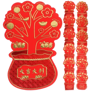 kinų mėnulio metų raudoni vokai Tradiciniai raudoni vokai Laimingi pinigų turėtojų krepšiai (mišrus stilius)