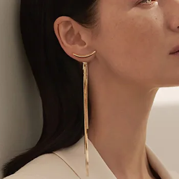 korėjietiško stiliaus ilgi kutai auskarai naujos mados auskarai laukinė mada elegantiškas išskirtinis Tendencija 2021 Nauji auskarai auskarai moterys