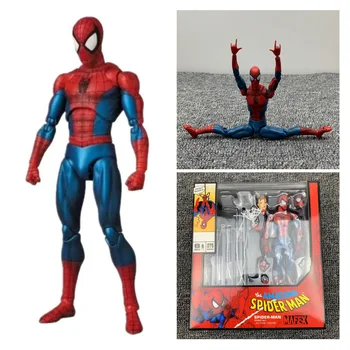 Marvel Spider Man Mafex 075 The Amazing Spiderman Comic Ver Articulaciones Moviles Figura Modelo Juguetes ornamentų kolekcija