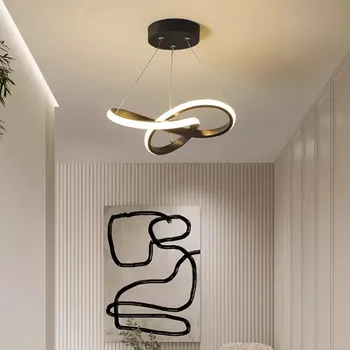 Moderni LED valgomojo lempa Asmenybės kūrybiškumas Paprastas valgomojo šviestuvas Šiaurės modernus paprastas valgomojo viešbučio šviestuvas