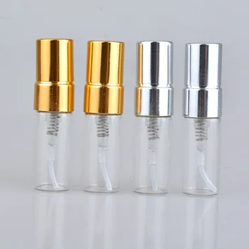 Naujas 3ml nešiojamas mini stiklinis daugkartinio užpildymo kvepalų buteliukas purškimo pompa buteliuko mėginio buteliukas tuščias kosmetikos konteinerio purkštuvas Lady Travel