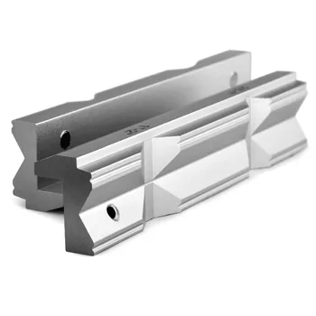 NAUJAS CNC frezavimo plieno vise kieto žandikaulio armatūra V tipo žandikaulio aliuminio lydinys 4