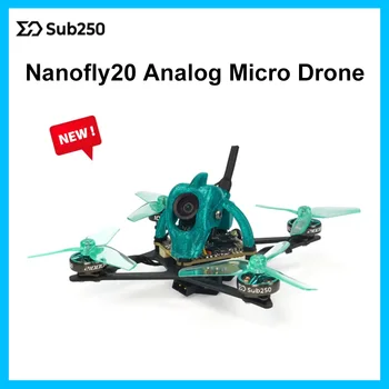 Naujas Sub250 1S Nanofly20 2 colių analoginis mikro keturratis su 1002 varikliu 4in1 AIO FC ELRS 2.4G / TBS Nano RX Freestyle Quadcopter dronas