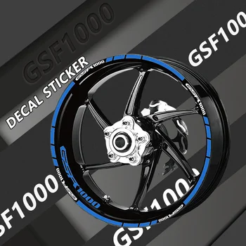 Nauji motociklo ratų tvirto sukibimo dekoratyviniai lipdukai GSF650 GSF1000 GSF 650 1000 GSF650 GSF1000 šviesą atspindinčių juostelių lipdukai 1