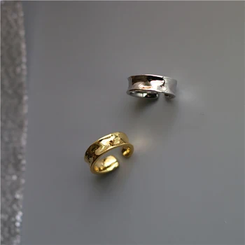 Netaisyklingas įvyniojimas Carzlago minimalistinis aukso sidabro spalvos segtukas ant auskarų moterims Mergaitė be auskarų be skylių papuošalų SD2262