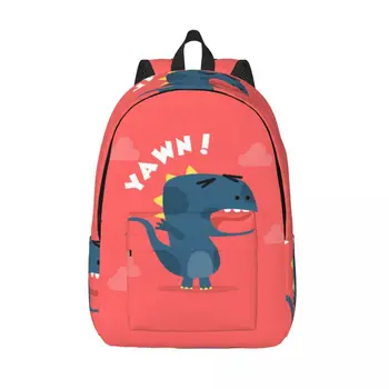 Nešiojamojo kompiuterio kuprinė Unikalus mielas dinozaurų mokyklinis krepšys Patvarus studentų kuprinė Berniukas Mergaitė Kelioninis krepšys