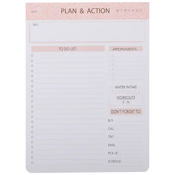Notebook Do List Work Planner Things Notepad Multi-function Pads Paper Portable Office Supplies