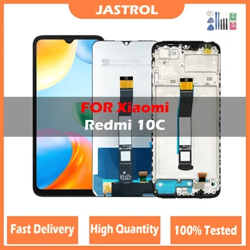 Original for Xiaomi Redmi 10c LCD display Touch Screen Digitizer Assembly for Redmi 10c 220333QBI 220333QAG LCD pakeitimas