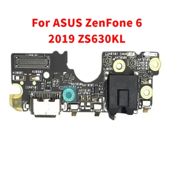 Original New Charger Board PCB Flex for ASUS ZenFone 6 2019 ZS630KL USB Port Connector Dock Charging Ribbon Cable