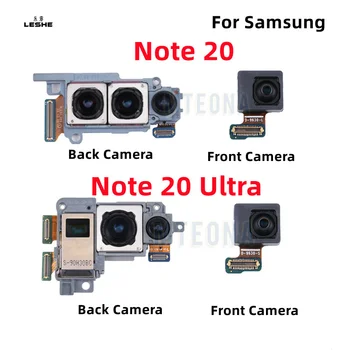 Originali pagrindinė priekinė kamera, skirta Samsung Galaxy Note 20 Ultra N981N N981U N986N N986U Galinė galinė kamera Flex Cable