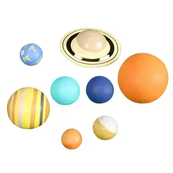 Planetų lavinamieji rutuliniai žaislai Vaikų saulės sistemos saulės sistemos atpalaiduojantys kamuoliukai vaikams 4 metų amžiaus planeta