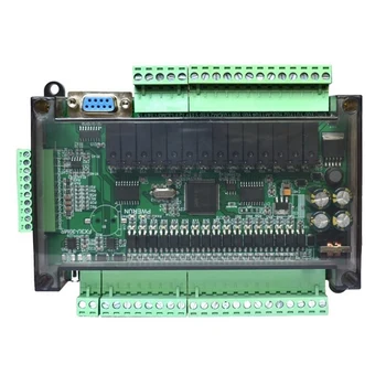 PLC pramoninė valdymo plokštė Paprastas programuojamo valdiklio tipas FX3U-30MR palaikymas RS232 / RS485 ryšys